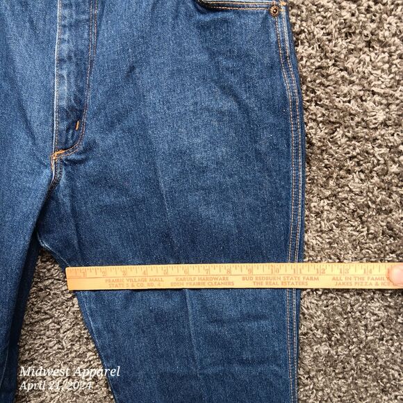 Vintage Jantzen Jeans Women 14 Blue Straight Leg‎ High Rise 90s 80s 28x30 - Picture 12 of 12